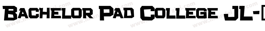 Bachelor Pad College JL字体转换
